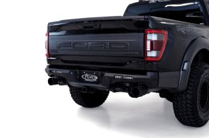 Ford F-150 Raptor Rear Bumper - Addictive Desert Designs - Phantom - Hammer Black - `21-`22 Ford F-150 Raptor Rear Bumper - Addictive Desert Designs - Phantom - Hammer Black - `21-`22